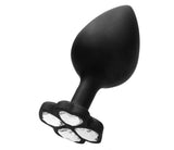 Ouch! Large lucky diamond butt plug black