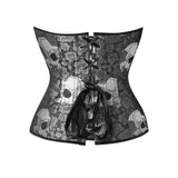 Sensual Boutique Skull & Roses Corset 2XL