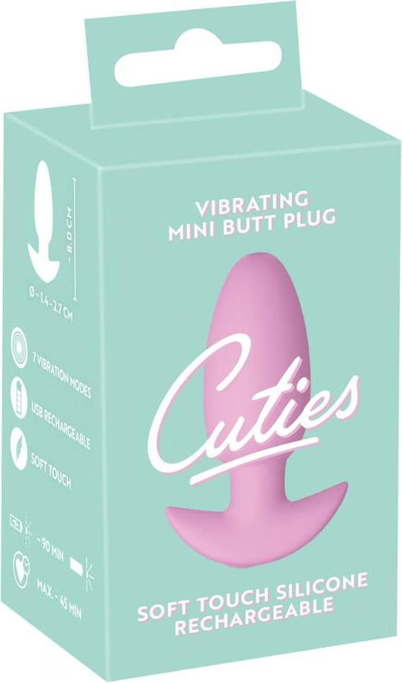 Cuties Mini Pink Vibrating Plug