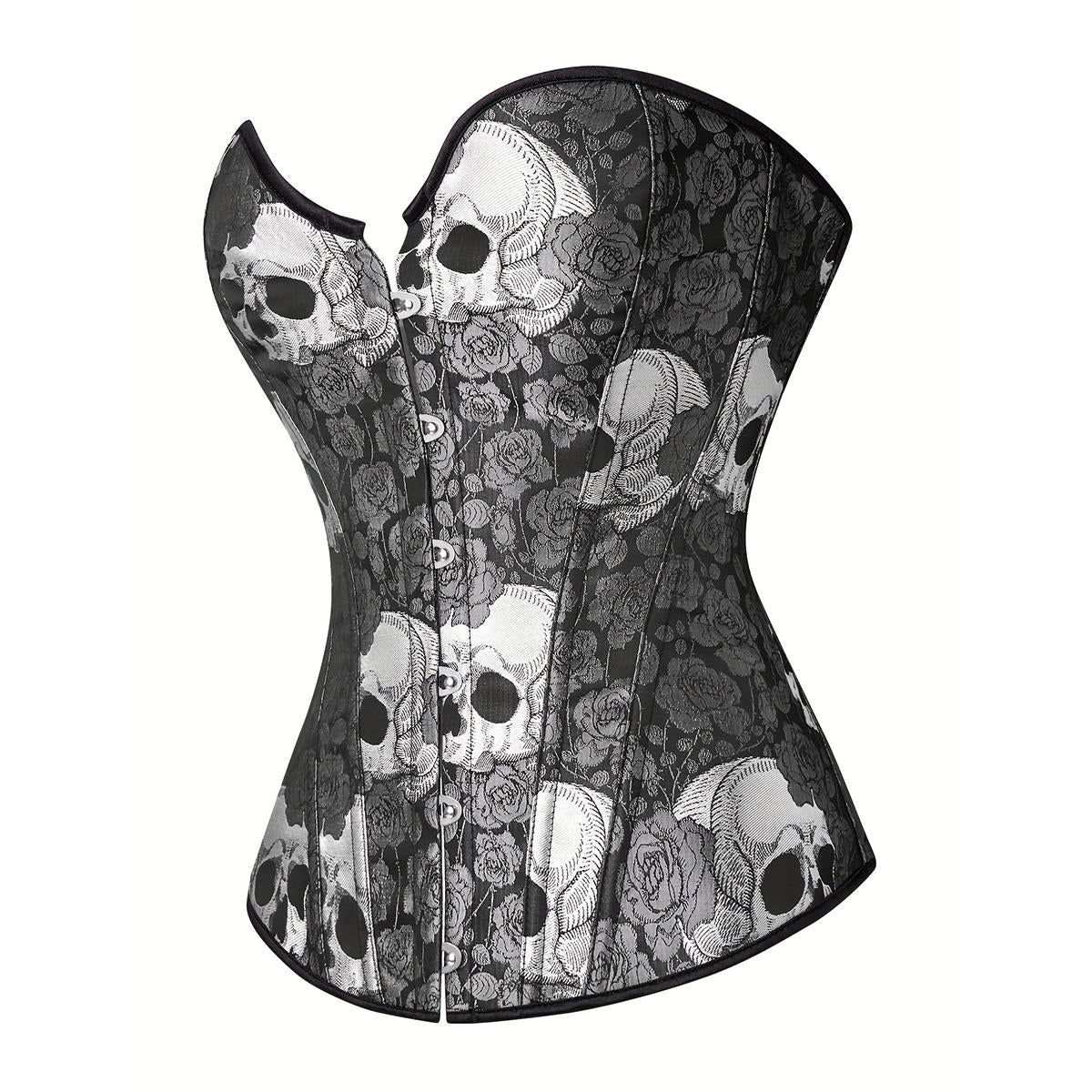 Sensual Boutique Skull & Roses Corset 2XL