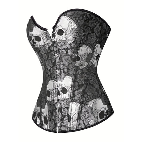 Sensual Boutique Skull & Roses Corset 2XL