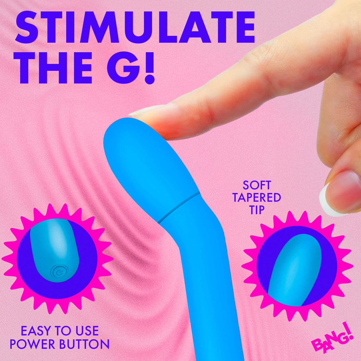 Bang Slim G Spot Vibrator Blue