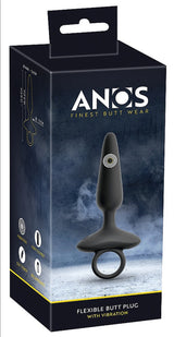 ANOS Flexible Butt Plug w/ Vibrations