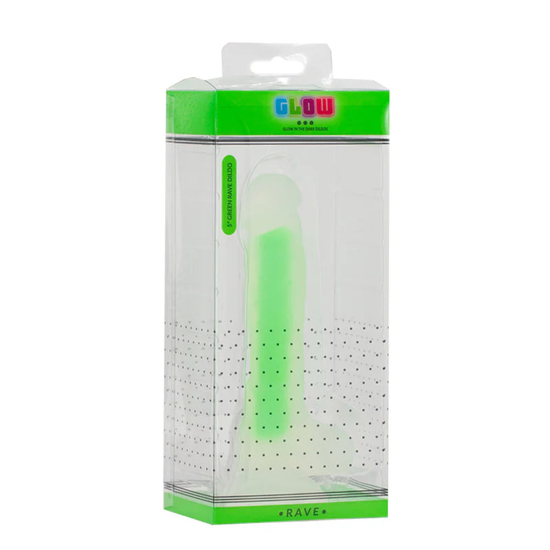 Glow 6” Green Dildo