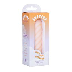 Softies 4” Dual Silicone Vibrator Orange