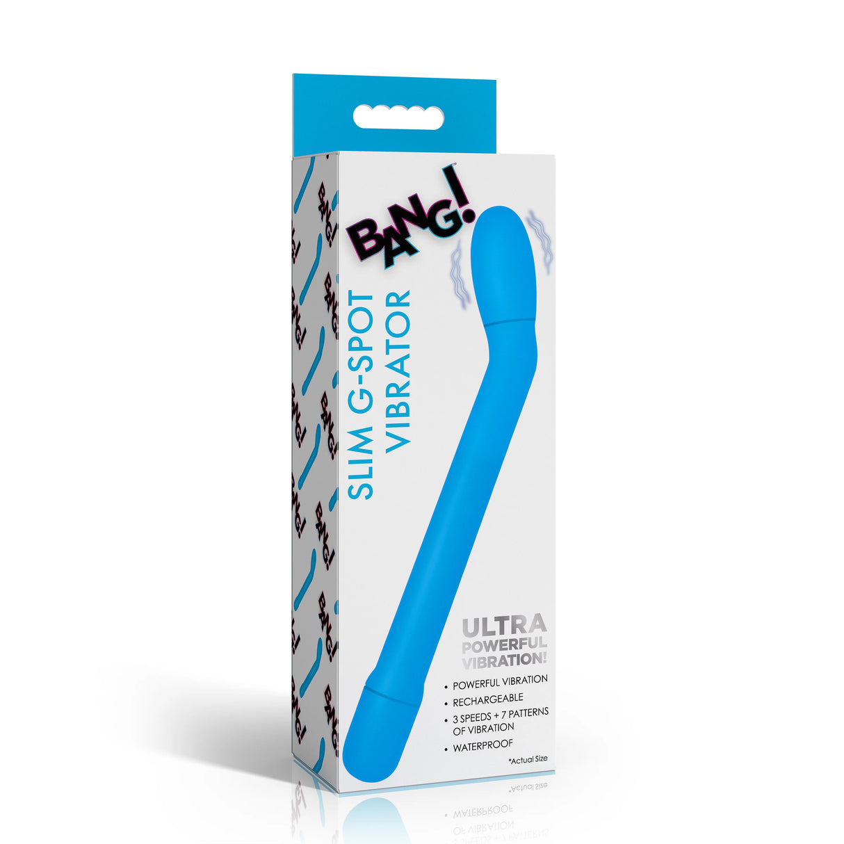 Bang Slim G Spot Vibrator Blue