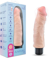 Aunaturel 9” Vibrating Dildo - Beige