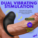 Bang Vibrating Silicone Cock Ring Black