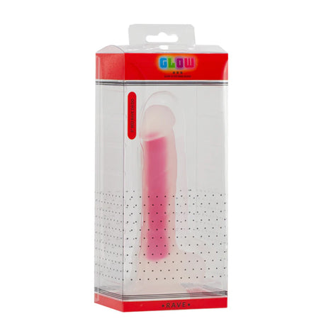 Glow 6” Red Dildo