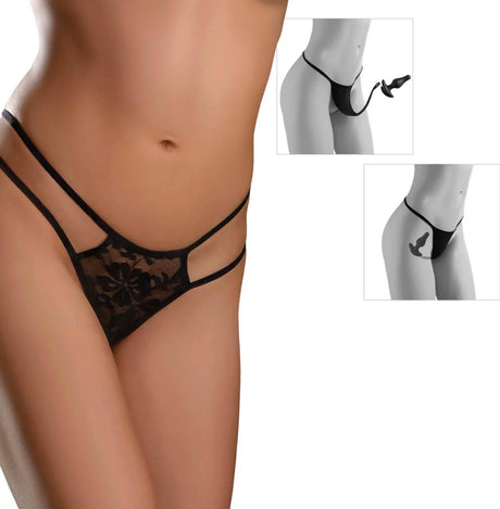 Hook up panties crotchless pleasure pearls S-L