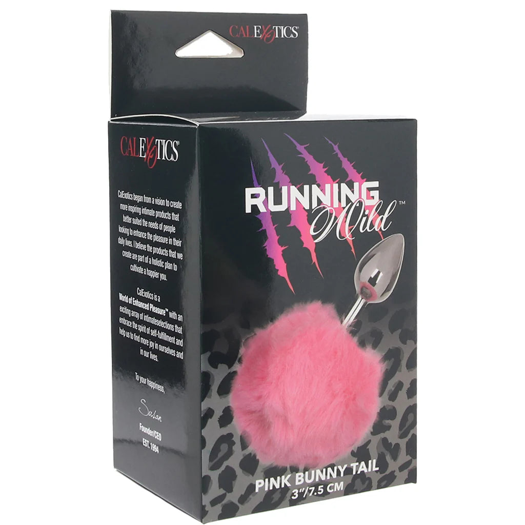Running Wild Pink Bunny Tail Plug