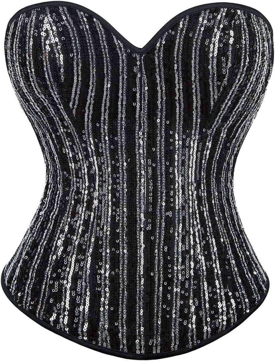 Sensual Boutique Sequin Corset M