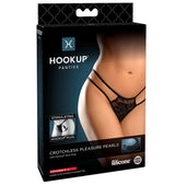 Hook up panties crotchless pleasure pearls S-L
