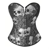 Sensual Boutique Skull & Roses Corset 2XL