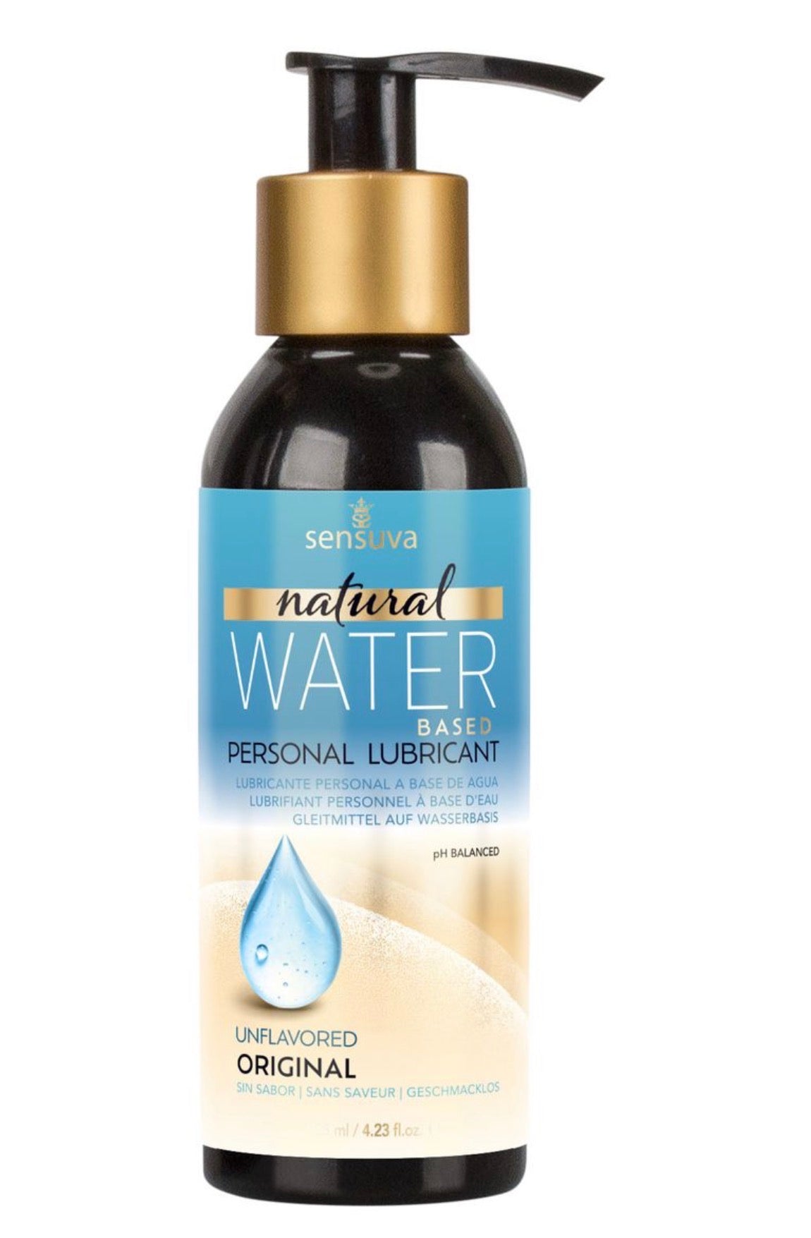 Sensuva Natural Water Based Lube 8oz