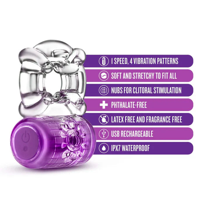 Play With Me Rechargable Vibrating Cock Ring