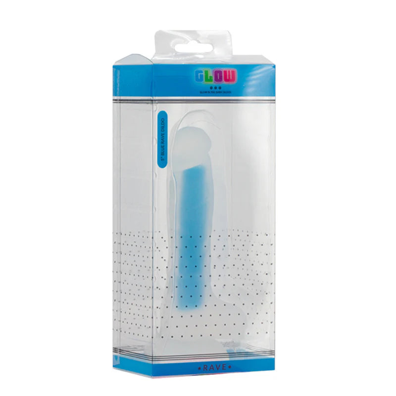 Glow 5” Blue Dildo