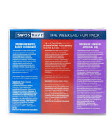 Swiss Navy- The Weekend Fun Pack         3x 1oz Lubricants