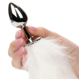 Running Wild White Long Tail Plug