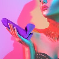 Neo Elite Purple 8” Dildo