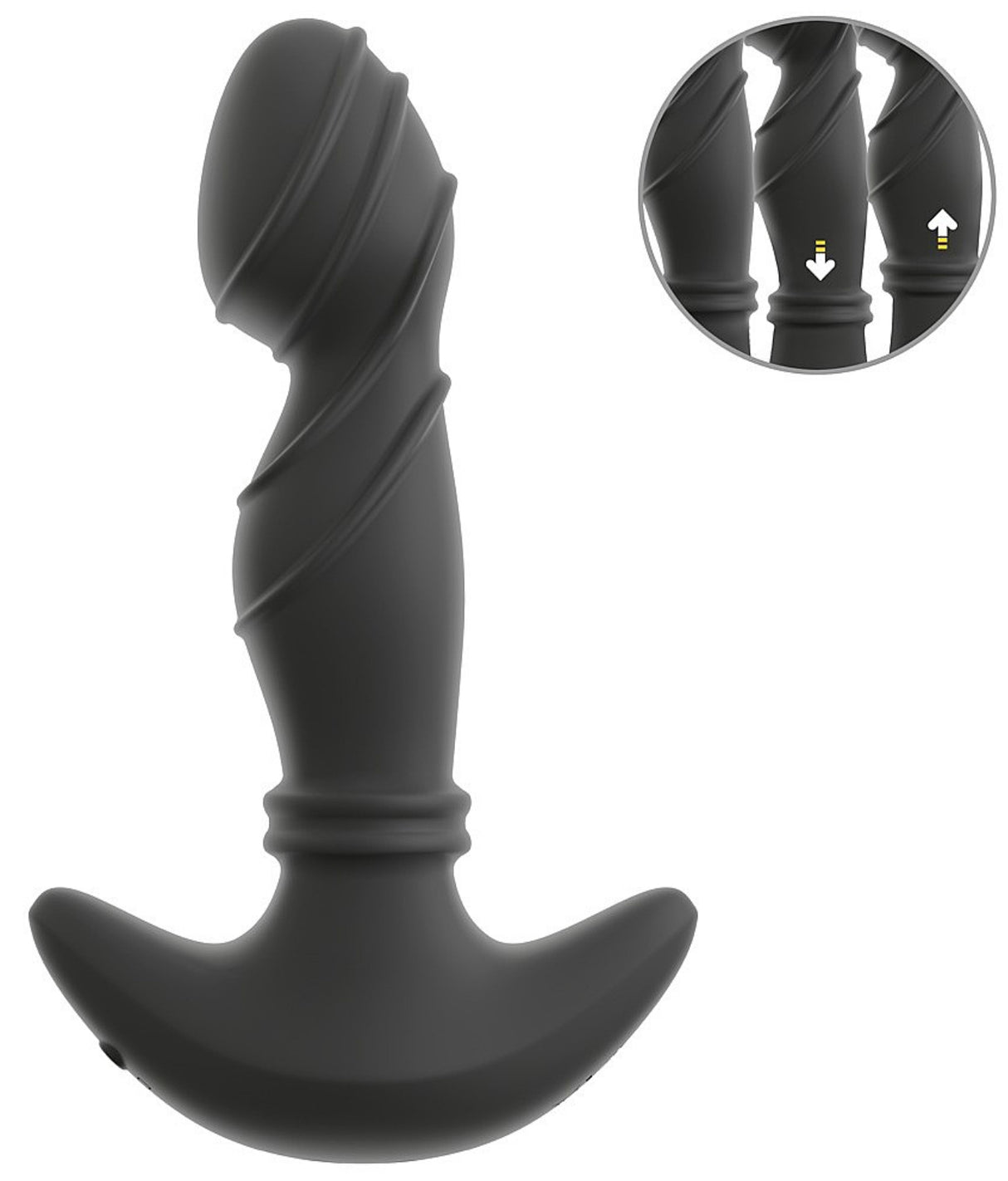 ANOS Vibrating Prostate Plug w/ Moving Rings
