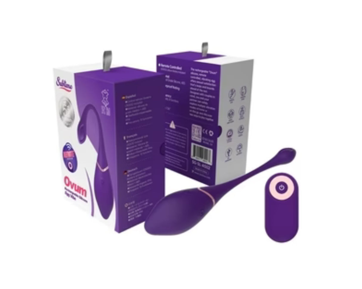 Sublime Ovum Silicone Egg Vibe Purple
