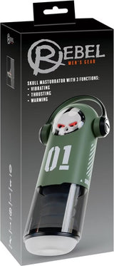 Rebel Skull Masturbator w/ 3 Functions
