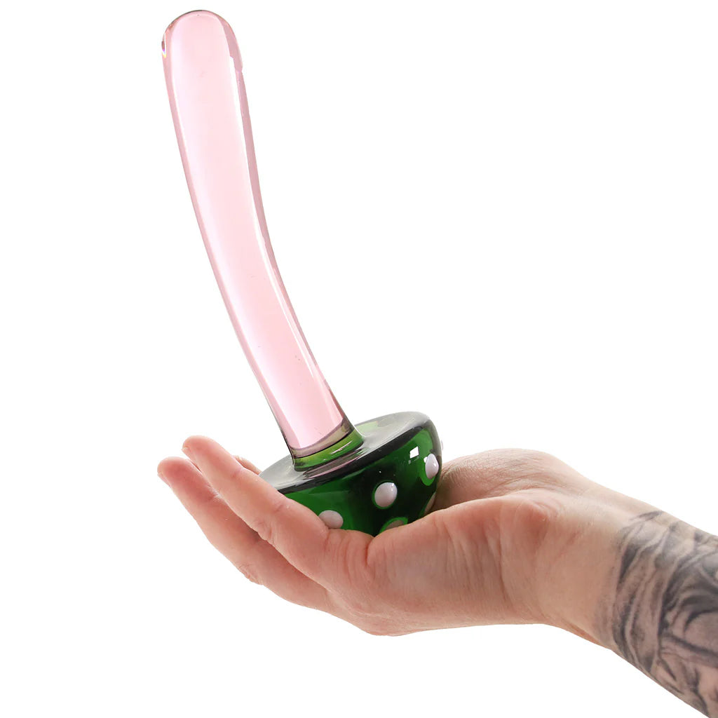 Gläs Magic Mushroom Dildo 7.5”
