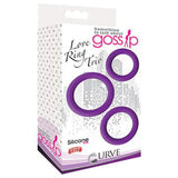 Gossip Love Ring Trio Pink
