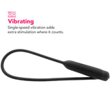 Ouch Silicone Vibrating Bullet Plug - Urethral Sounding