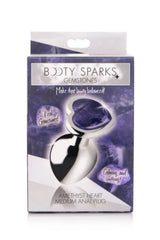 Booty Sparks Heart Amethyst Large Anal Plug