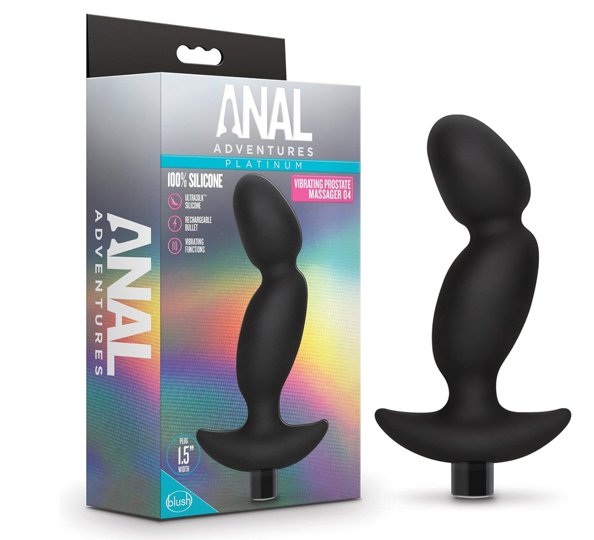 Anal adventures platinum vibrating prostate massager 04