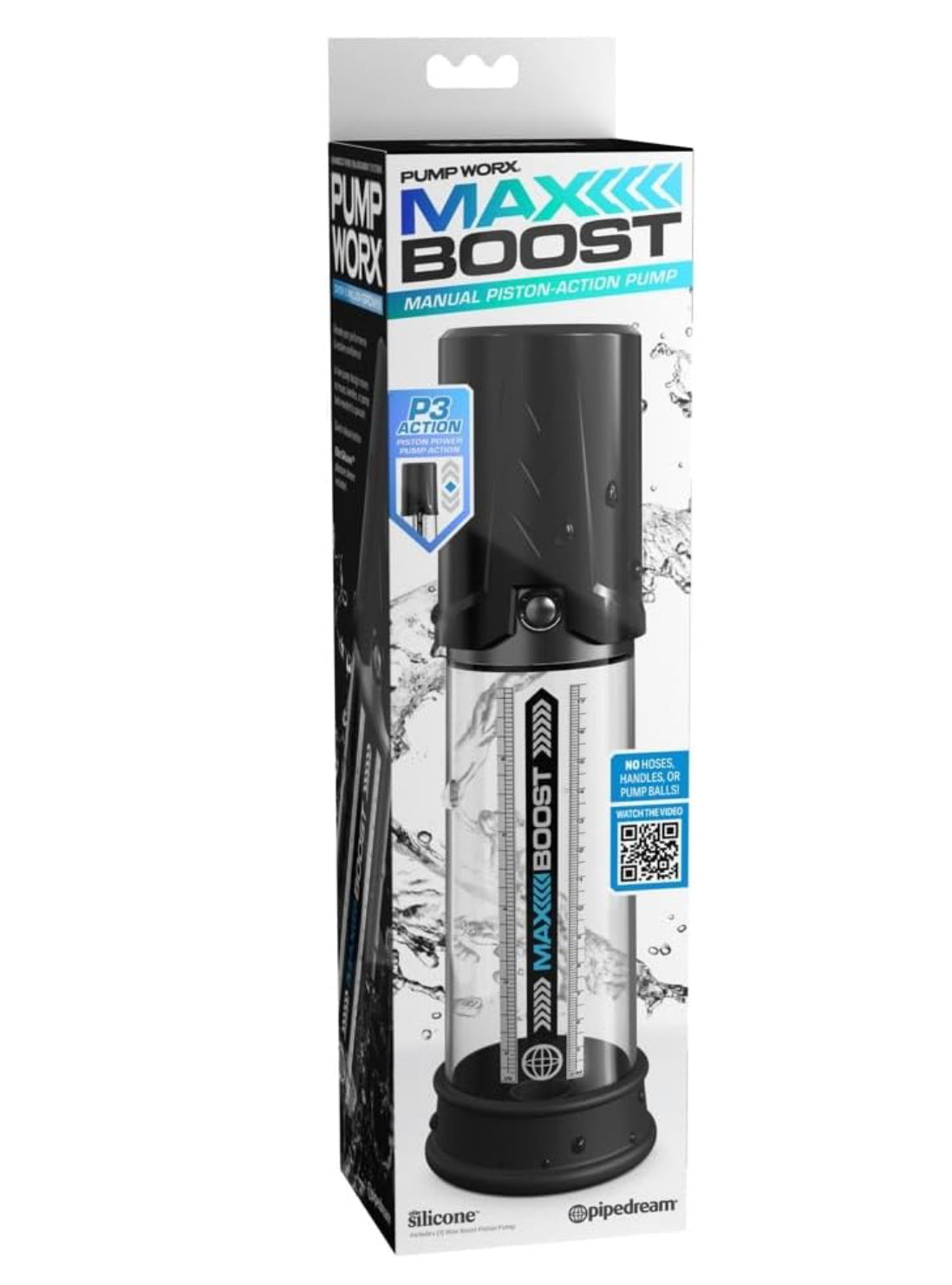 Max Boost Manual Pistol Penis Pump