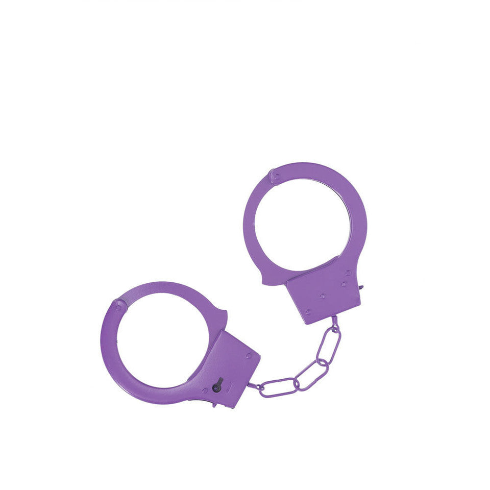 OUCH classic metal cuffs to spice- PURPLE