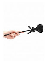 Ouch Black Heart with Ribbon Paddle Small