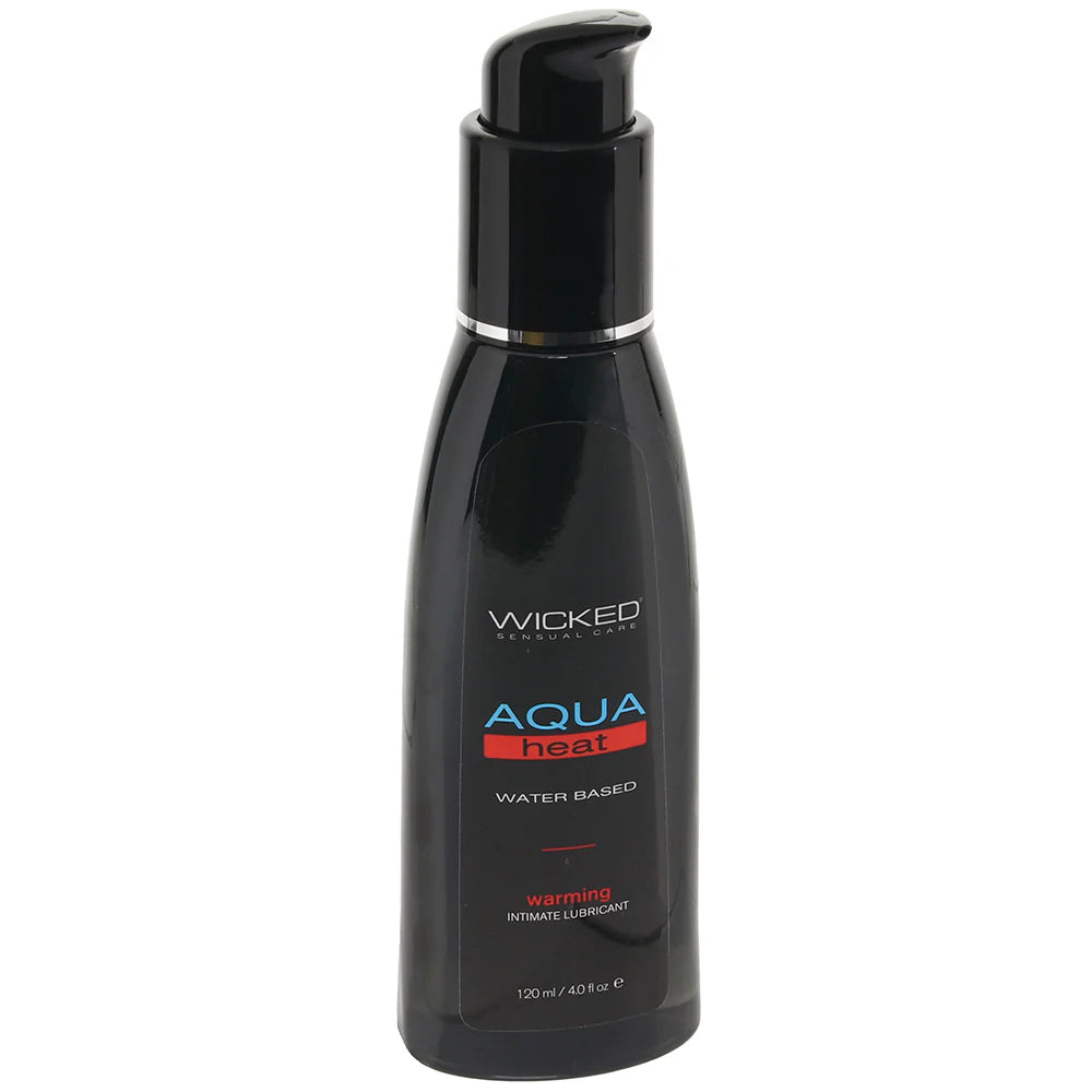 Wicked Aqua Heat water based lube 4oz.