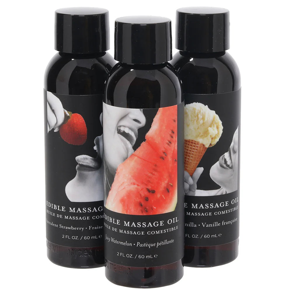 Hemp Seed Massage Oil Gift Set Flavoured