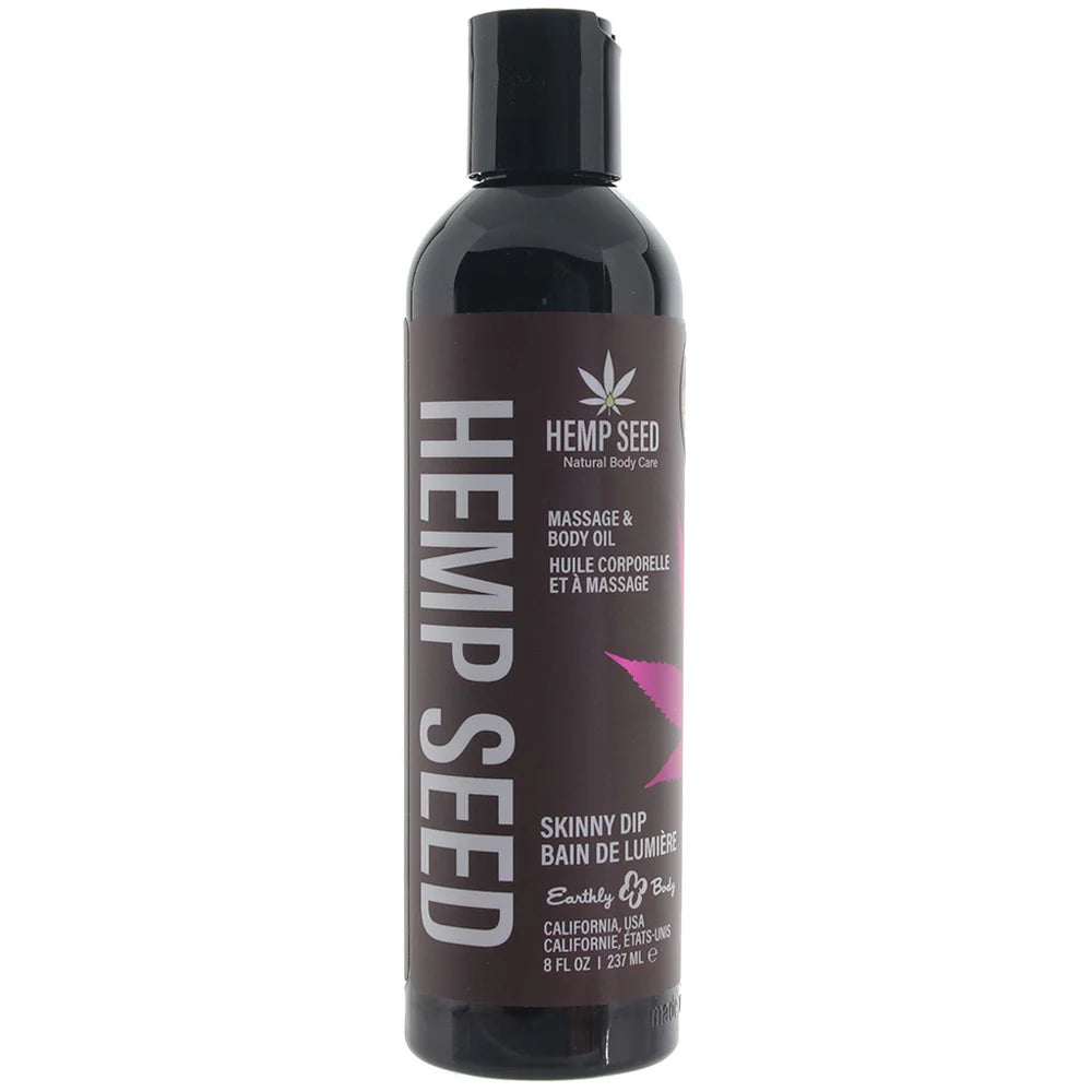 Hemp Oil Skinny Dip Massage Oil 8oz