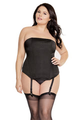Coquette Diva Metal Boned Corset w/ removable straps 3x/4x