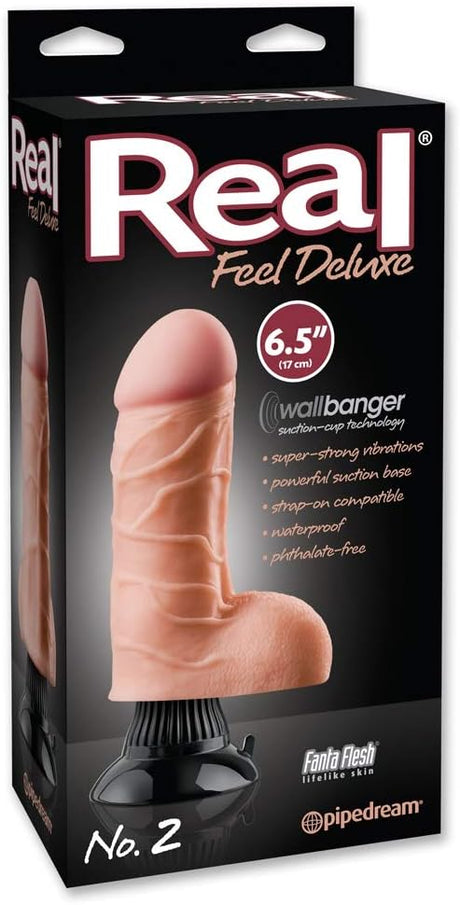 Real Feel Deluxe No.2 6.5” Vibrating dildo
