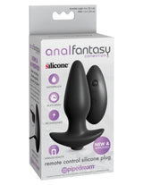 Anal fantasy remote control silicone butt plug