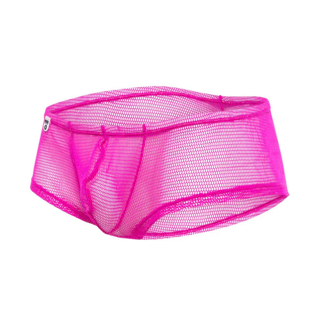 MOB Mens pink fishnet boxer short S/M