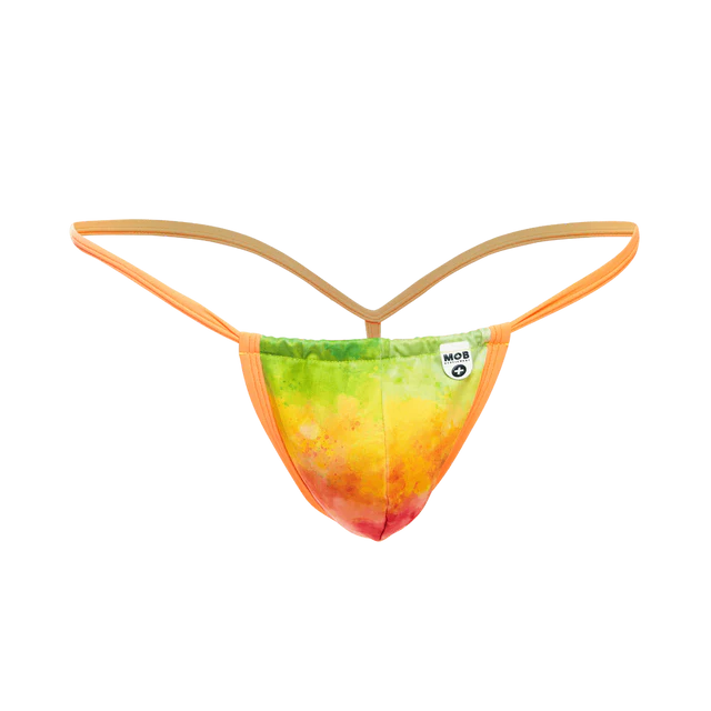 MOB tie dye Mens g string small