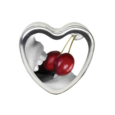 Earthly body massage candle Cherry flavour 4oz