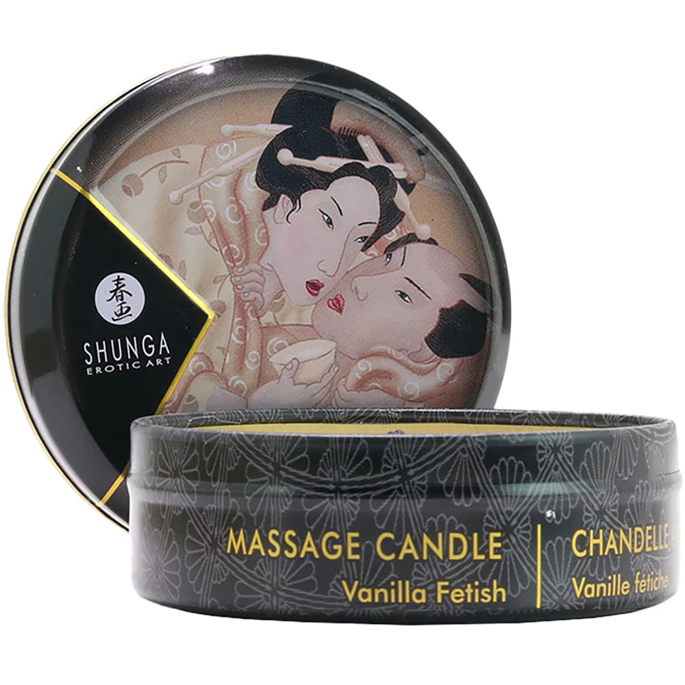 Shunga Desire Vanilla Fetish Mini Massage Candle 1oz
