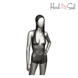 Radiance Hooded Deep V Bodysuit Q/s