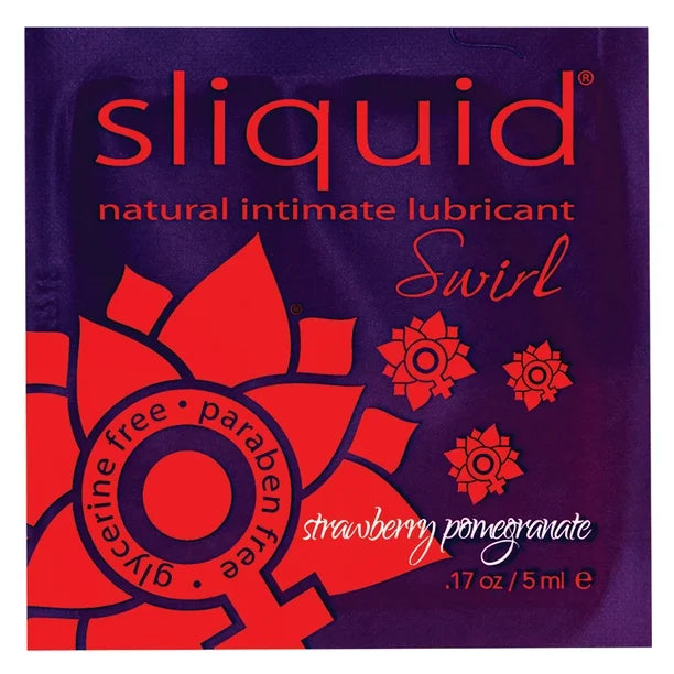 Sliquid Swirl Strawberry Pomegranate 5ml lube packet