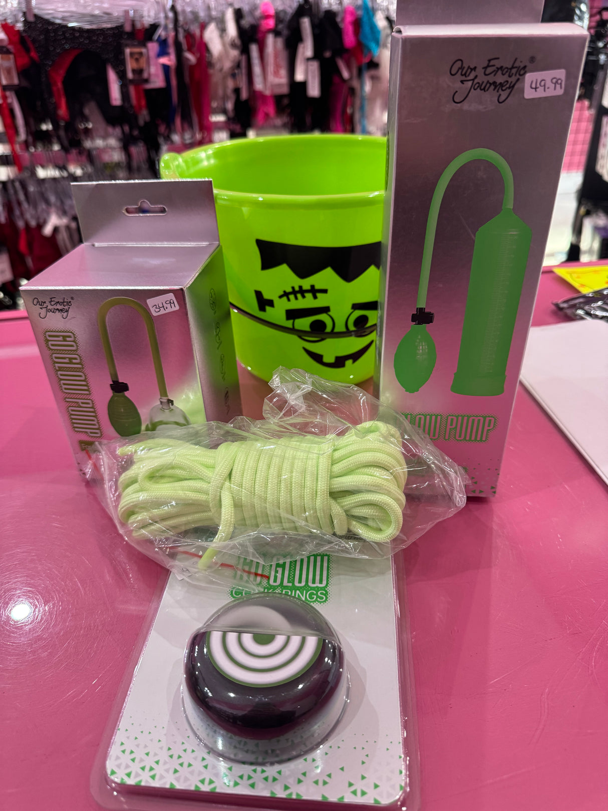 Halloween Get Your Glow On Basket