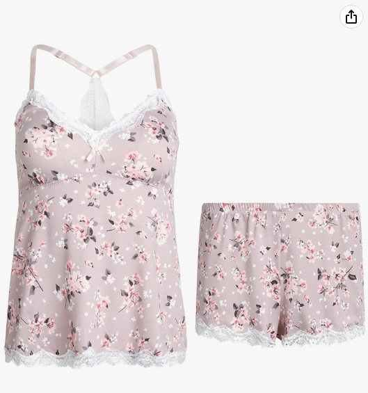 Marilyn Monroe Sleep Set LARGE BLUSHTONE BLOOM